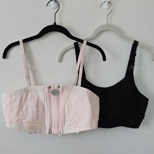 Simple Wishes & Mom Cozy Nursing Pumping Maternity Bra Bundle Large